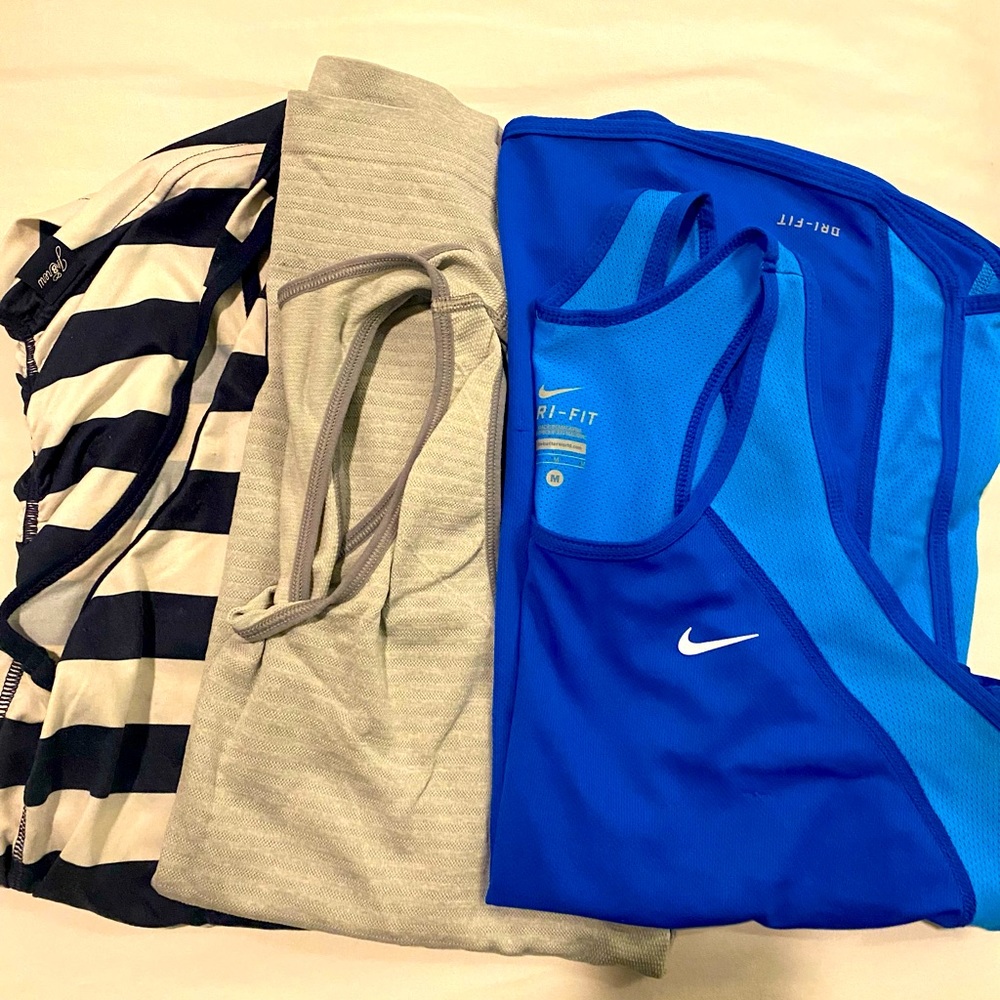 Nike + Jcrew work out tanks - 3 total